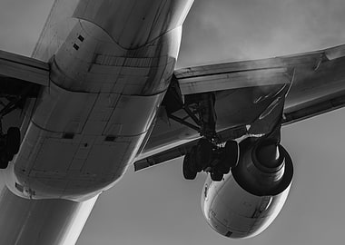 AirFrance Boeing 777 Landing in Charles de Gaulle airport Undercarriage