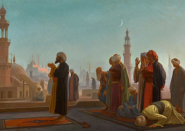 Muslim Prayer in Cairo
