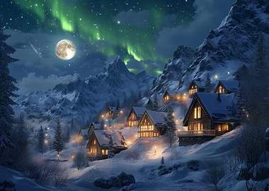 Snowy Mountain Village