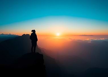 Silhouette at Sunset
