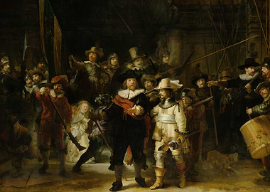 The Night Watch Painting
