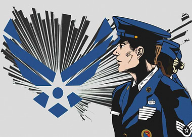 Air Force Comic Style