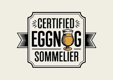 Certified Eggnog Sommelier