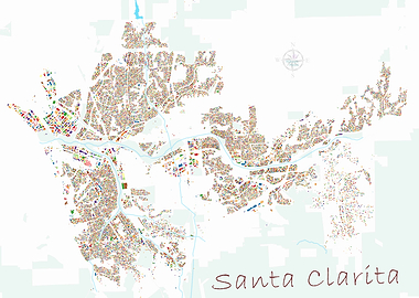 Santa Clarita City Map