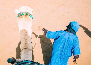 Camel Ride in the Desert