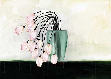 Wilted Flowers in Vase