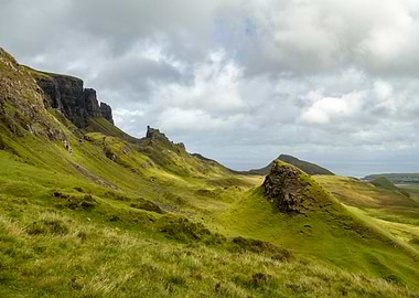 Scottish Highlands Landscape of the Quiraing