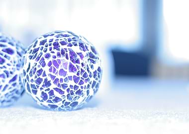 Purple Mosaic Ornament