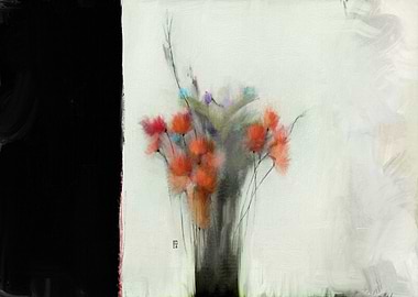 Abstract Floral Painting