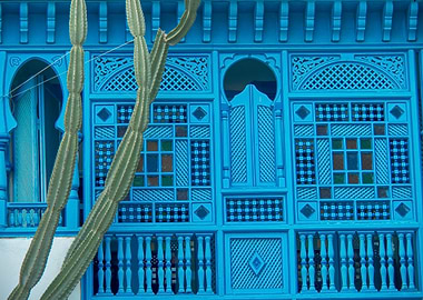 Blue Moroccan Architecture