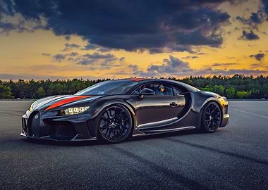 Black Bugatti Chiron