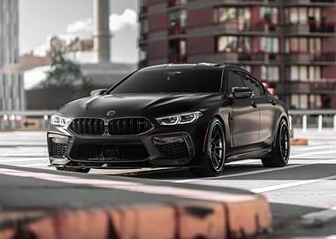 Black BMW M8 Competition