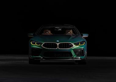 Green BMW Coupe