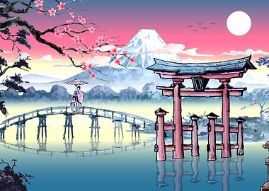 Japanese traditional Landscape