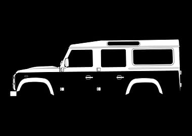 Defender 110 Silhouette