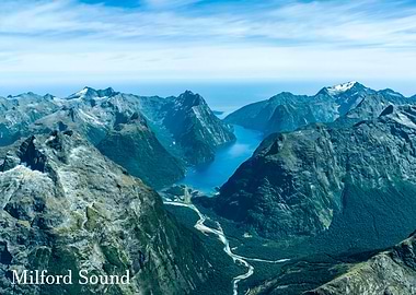 Milford Sound Aerial View