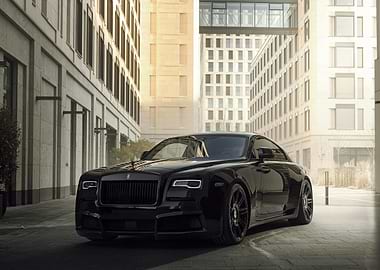 Black Rolls Royce Wraith