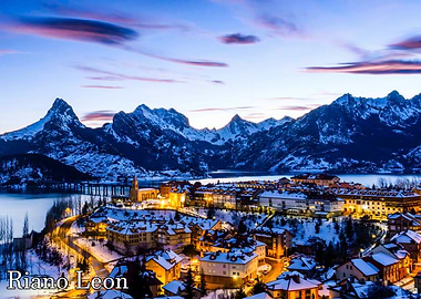 Snowy Mountain Village