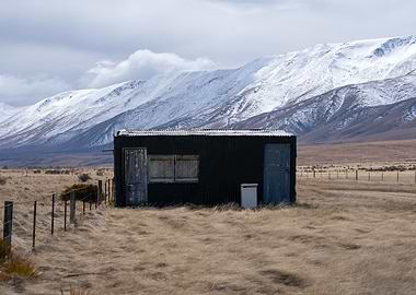 Hut in Snowy Mountains