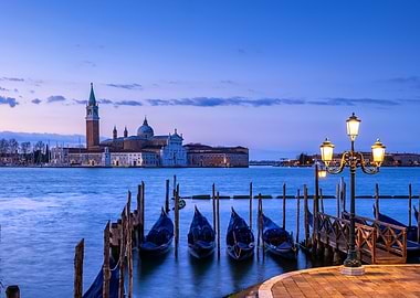Venice At Dawn In Italy