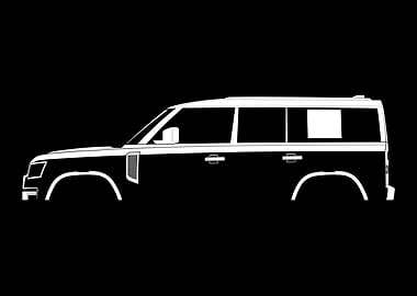 Defender 110 (2020) Silhouette