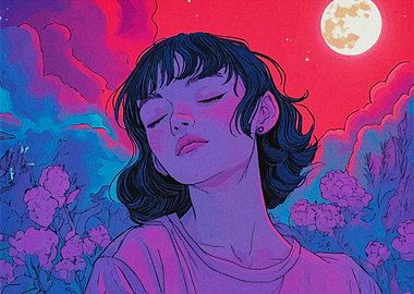 Dreamy Night Portrait