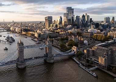 Tower Bridge London Skyline