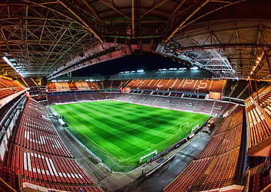 Football Stadium at Night
