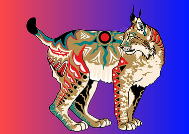 Tan Alaska Native Lynx