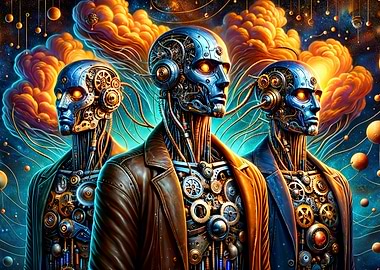 Steampunk Androids