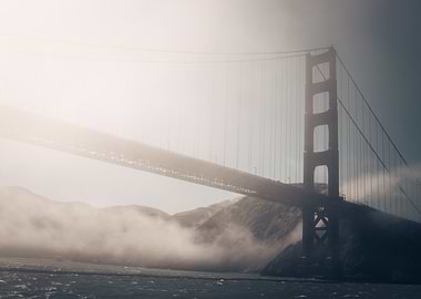 Golden Gate Bridge in Fog