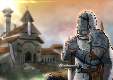Faithful Knight in White Armor