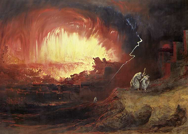 Destruction of Sodom & Gomorrah (1852)