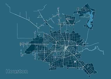 Houston City Map