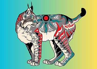 Gray Alaska Native Lynx