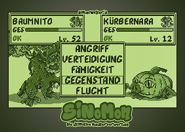 SiNoMon Pixel-Art Gameplay Fake