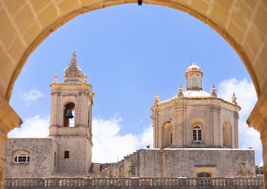 St. Dominic's Priory Domes Seen From The Cloister