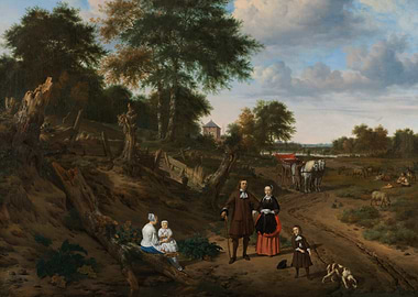 Family Portrait in Landscape