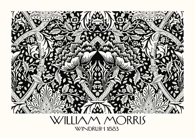 William Morris Windrush Black & White
