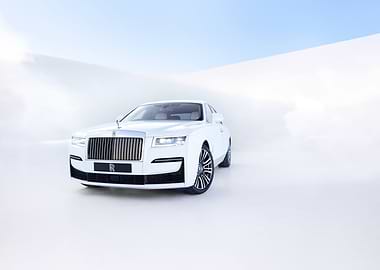 White Rolls Royce Ghost