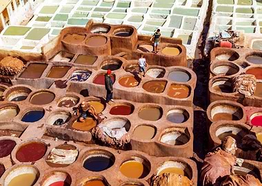 Leather Tannery in Morocco