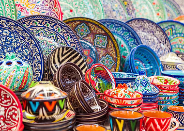 Handpainted Ceramic Plates