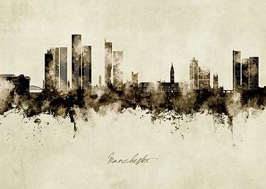 Manchester Skyline England