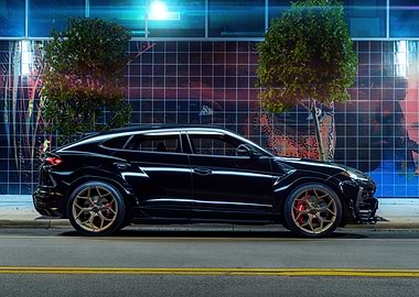 Black Lamborghini Urus