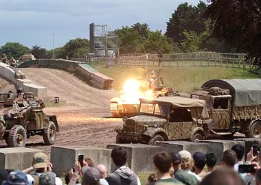 M24 Chaffee tank firing