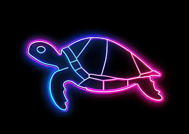 Neon Turtle