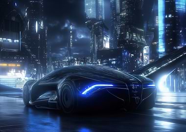 Futuristic Sports Car