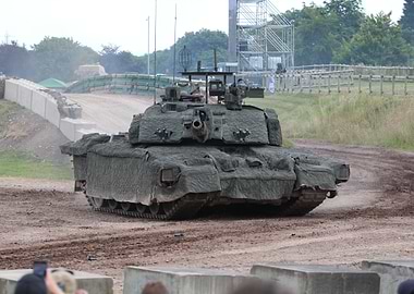 Challenger 2 Main Battle Tank in action
