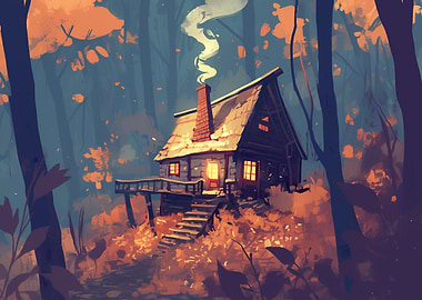 Cozy Cabin in the Woods