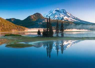 calm waters of Sparks Lake
